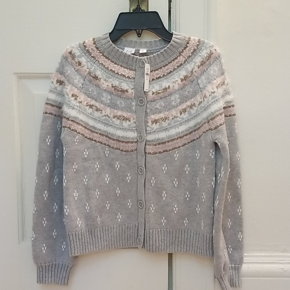 Gap Girls Fair Isle Cardigan